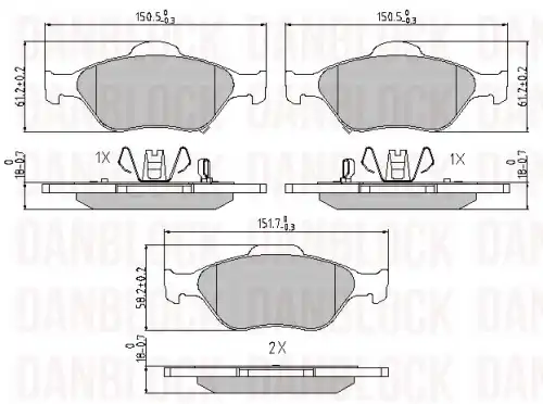 Деталь DB 510454 DANBLOCK