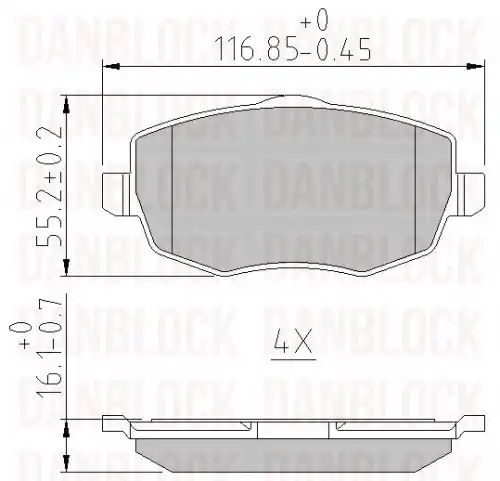 Деталь DB 510987 DANBLOCK