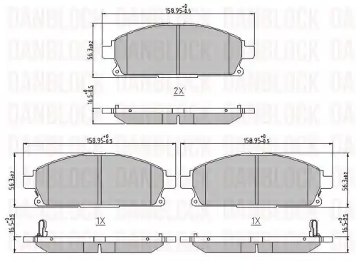 Деталь DB 510415 DANBLOCK