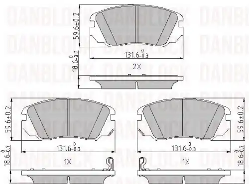 Деталь DB 510660 DANBLOCK