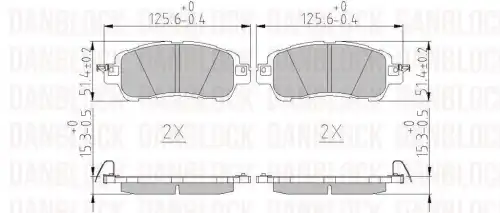 Деталь DB 511286 DANBLOCK