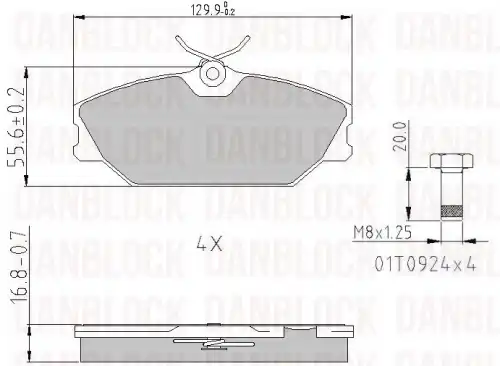 Деталь DB 510389 DANBLOCK