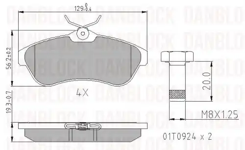Деталь DB 510408 DANBLOCK