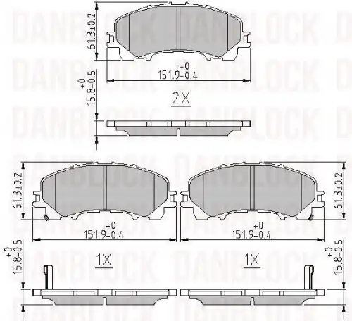 Деталь DB 511261 DANBLOCK