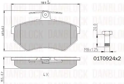 Деталь DB 510159 DANBLOCK