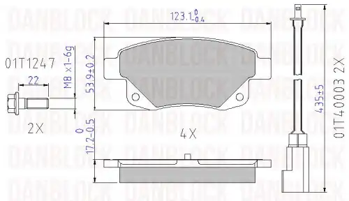 Деталь DB 510620 DANBLOCK