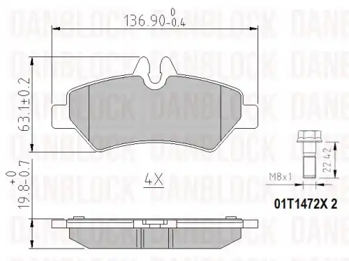 Деталь DB 510518 DANBLOCK