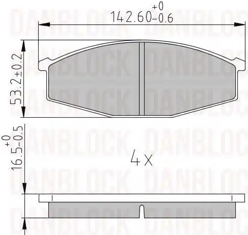 Деталь DB 510055 DANBLOCK