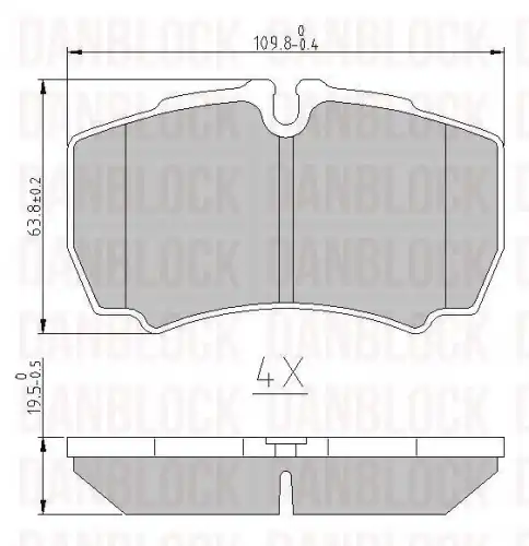 Деталь DB 511269 DANBLOCK