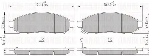 Деталь DB 510756 DANBLOCK