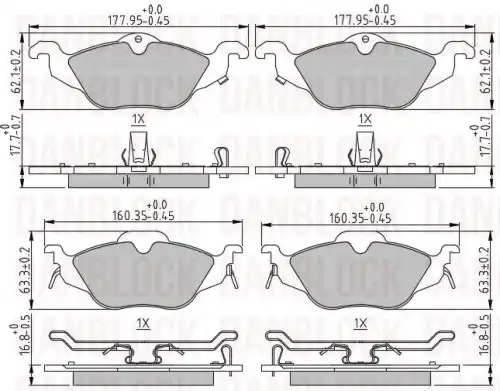 Деталь DB 510335 DANBLOCK