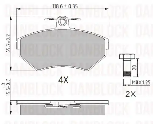 Деталь DB 510317 DANBLOCK
