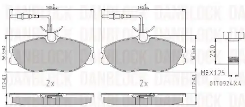 Деталь DB 510292 DANBLOCK