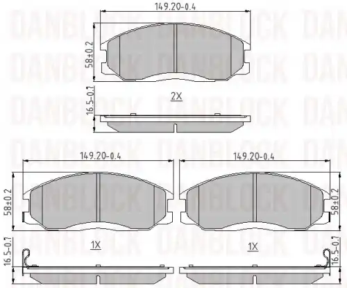 Деталь DB 510418 DANBLOCK