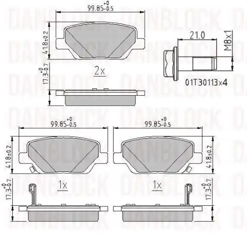 Деталь DB 511326 DANBLOCK