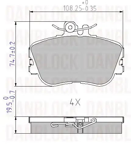 Деталь DB 510171 DANBLOCK