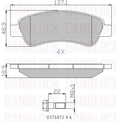 Деталь DB 510562 DANBLOCK