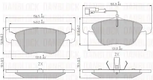 Деталь DB 510288 DANBLOCK