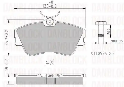 Деталь DB 510264 DANBLOCK