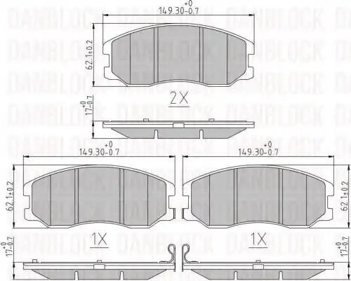 Деталь DB 510548 DANBLOCK