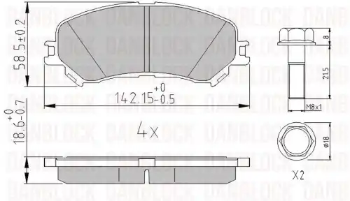 Деталь DB 511318 DANBLOCK