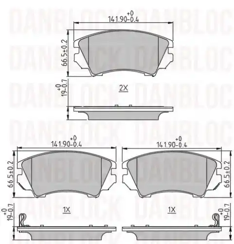 Деталь DB 510704 DANBLOCK