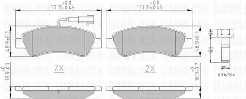 Деталь DB 511235 DANBLOCK