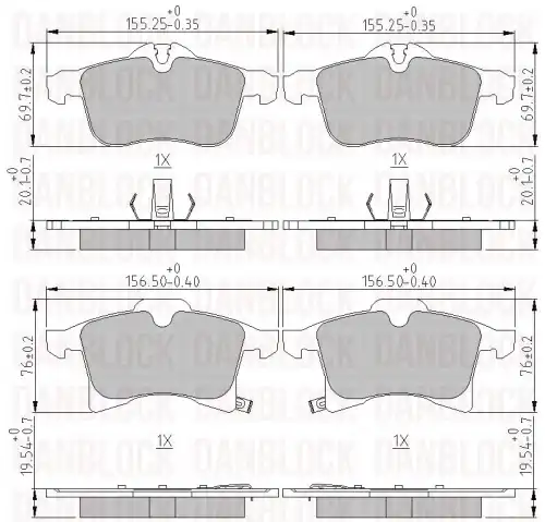 Деталь DB 510412 DANBLOCK