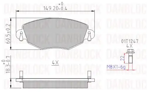 Деталь DB 510371 DANBLOCK