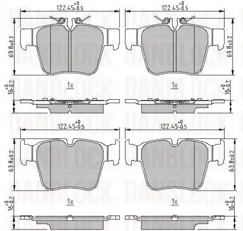 Деталь DB 511332 DANBLOCK