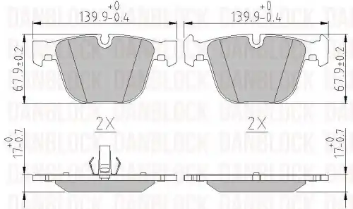 Деталь DB 510474 DANBLOCK