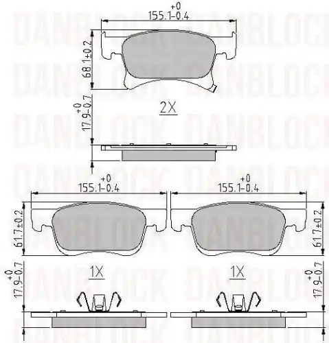 Деталь DB 511266 DANBLOCK