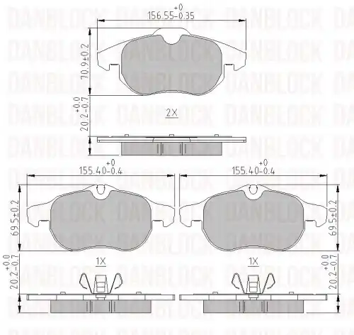 Деталь DB 510393 DANBLOCK