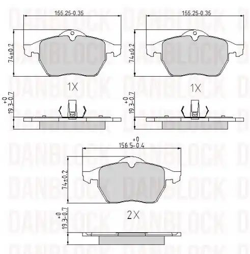 Деталь DB 510273 DANBLOCK