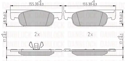 Деталь DB 511411 DANBLOCK