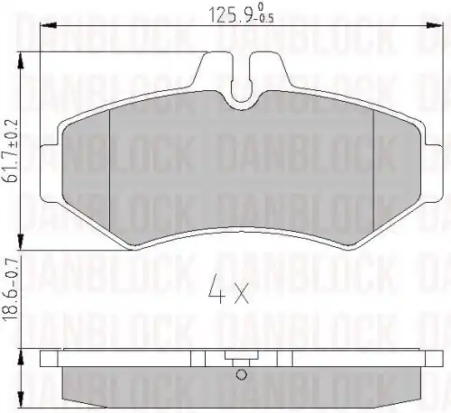 Деталь DB 510824 DANBLOCK
