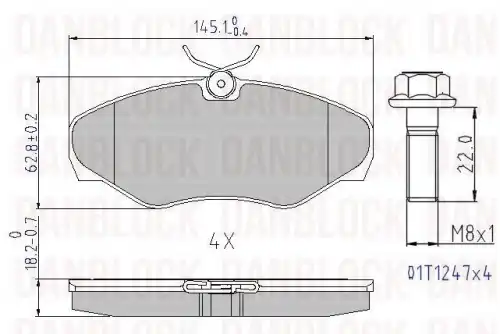 Деталь DB 510403 DANBLOCK