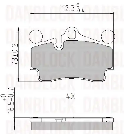 Деталь DB 510604 DANBLOCK
