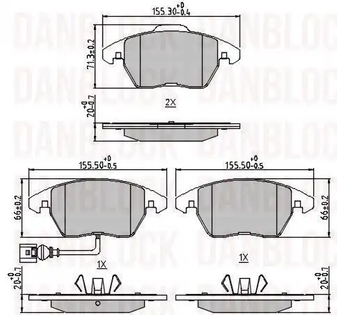 Деталь DB 511487 DANBLOCK