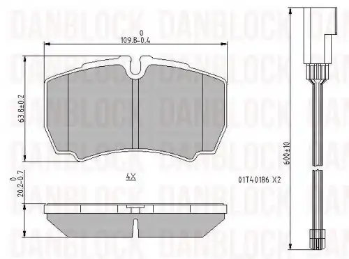 Деталь DB 510933 DANBLOCK