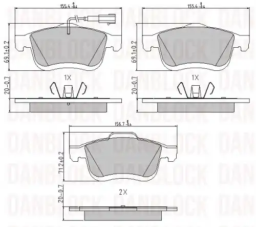 Деталь DB 510751 DANBLOCK