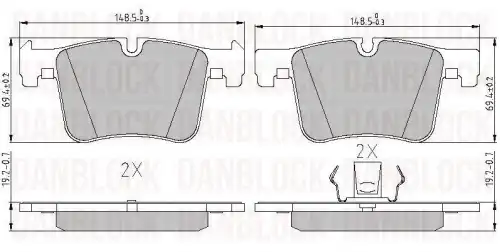 Деталь DB 510950 DANBLOCK