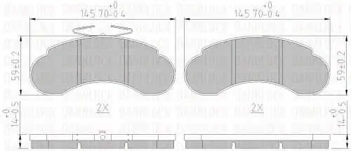 Деталь DB 510090 DANBLOCK