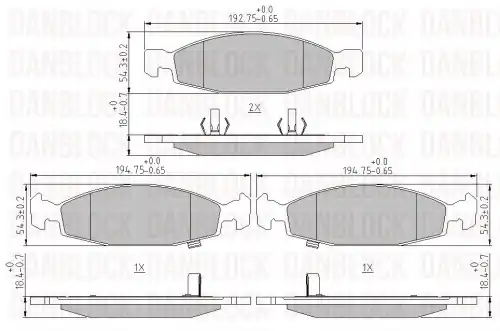 Деталь DB 510482 DANBLOCK