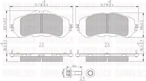 Деталь DB 511173 DANBLOCK