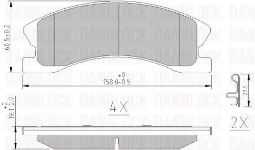 Деталь DB 510623 DANBLOCK