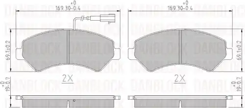 Деталь DB 511145 DANBLOCK