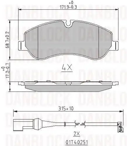 Деталь DB 511146 DANBLOCK