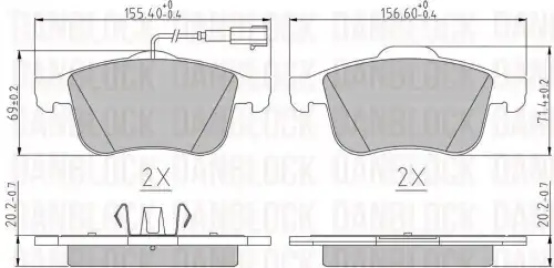 Деталь DB 510550 DANBLOCK