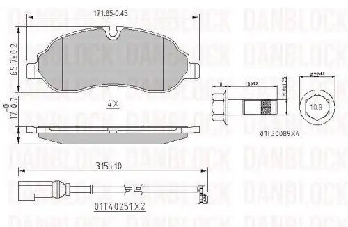 Деталь DB 511205 DANBLOCK